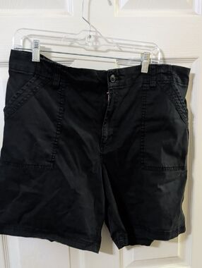 Women's Magellan Outdoors Black Cargo Shorts